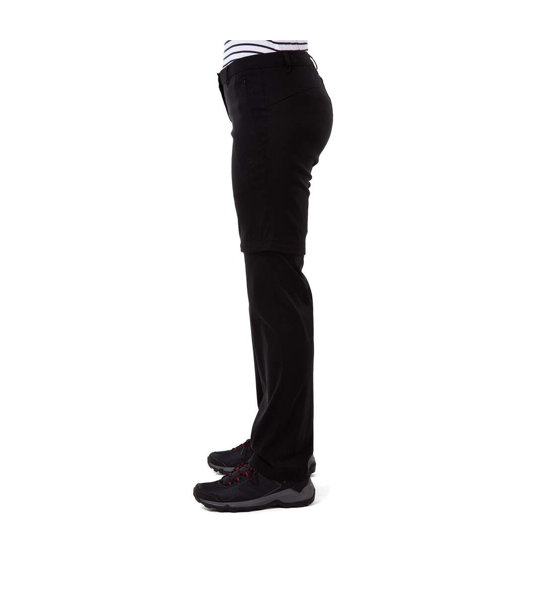 Pantalon transformable kiwi pro femme noir Craghoppers