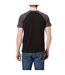 T-shirt Manches Contrastées Homme Noir Charbon Chiné Build Your Brand-3