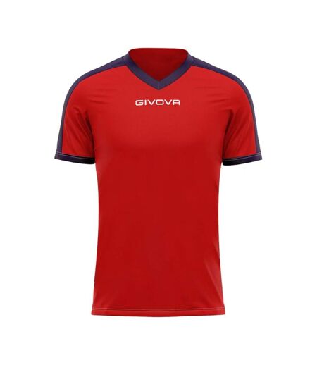 T-shirt Revolution Homme Rouge Bleu Marine Givova