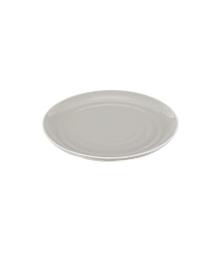 Lot de 6 Assiettes Plates Bicolore Mania 27cm Gris