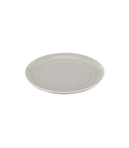 Lot de 6 Assiettes Plates Bicolore Mania 27cm Gris