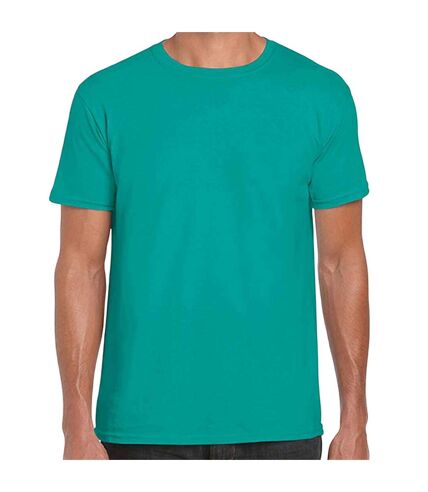 Mens short sleeve soft-style t-shirt jade dome Gildan