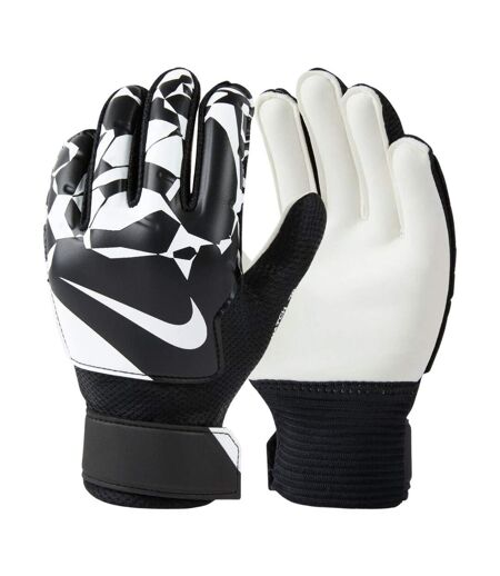Gants De Gardien De But Match Motif/style Bicolore Enfant Noir Blanc Nike