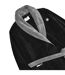 Robe De Chambre Luxury Aw24 Homme Noir Gris Lambretta-2