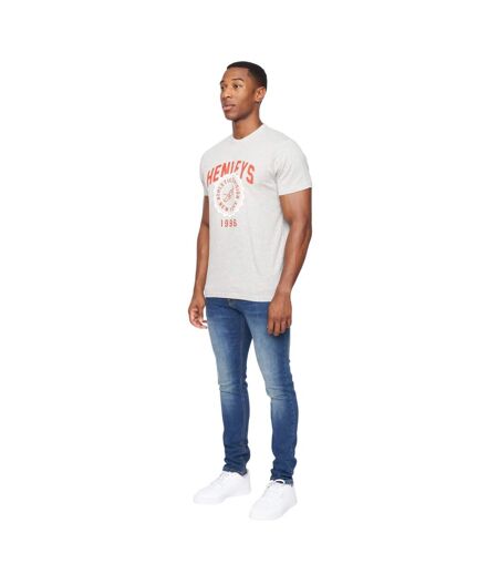 Mens tipton t-shirt grey marl Henleys