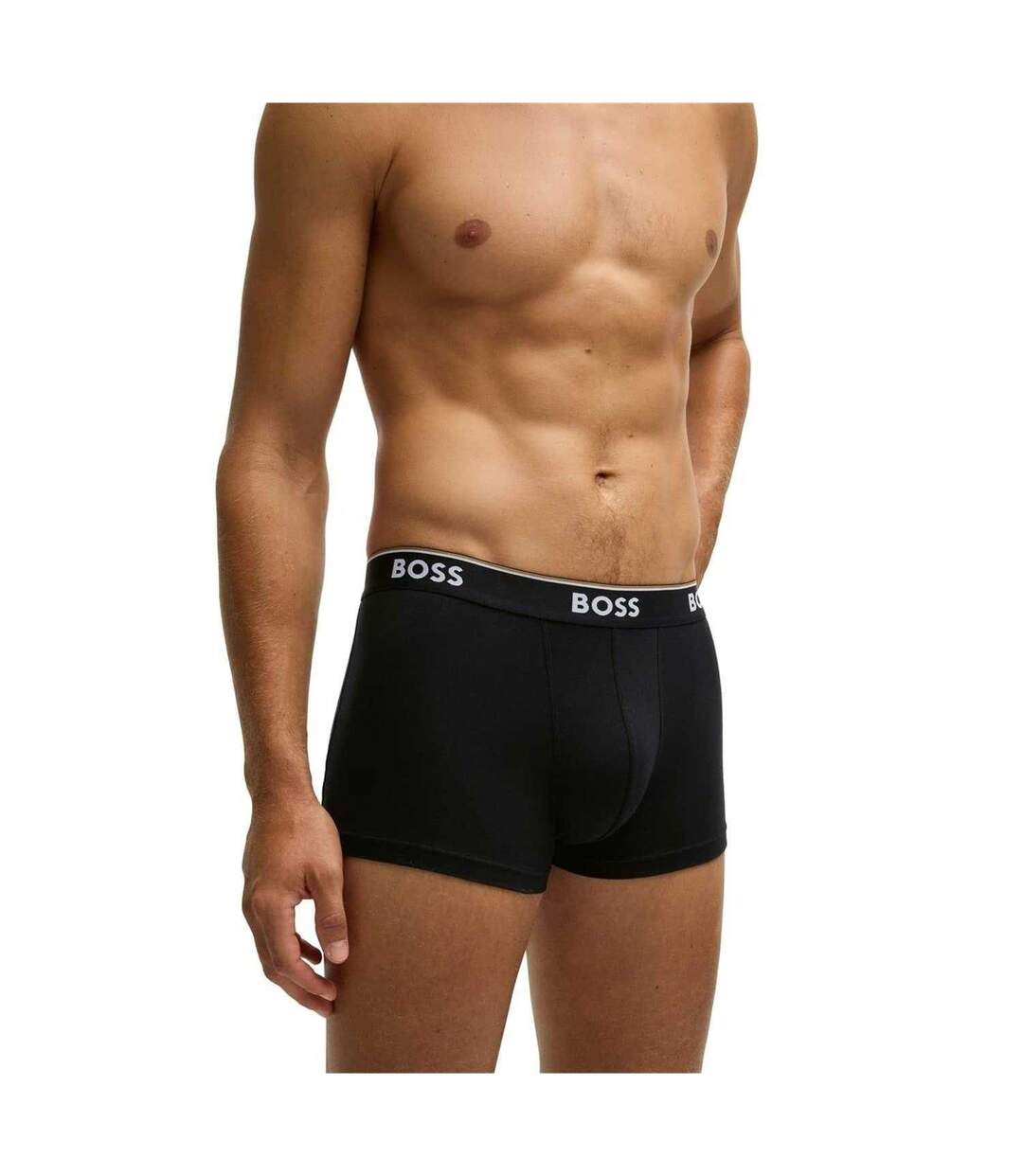 Lot De 3  Boxers Motif/style Logo Bodywear Homme Noir Boss-2
