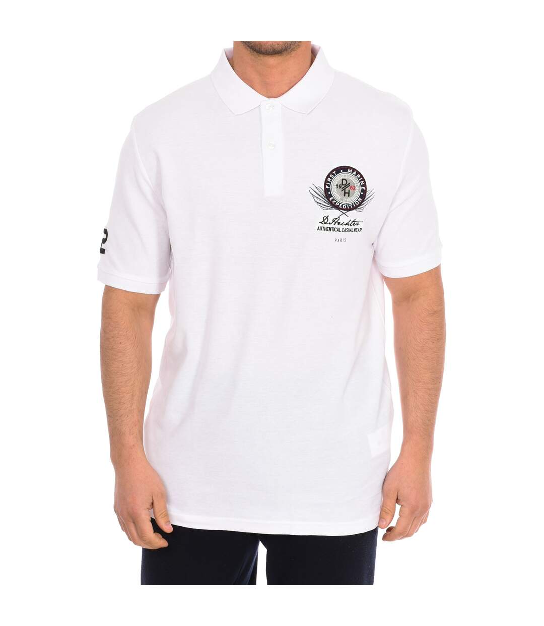 Short-sleeved polo shirt 75100-181990 men-1