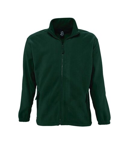 SOLS Mens North Full Zip Outdoor Fleece Jacket (Forest Green)