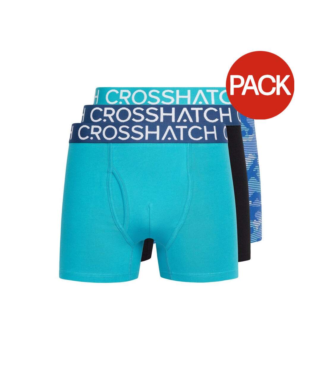 Boxers payso homme bleu sarcelle Crosshatch-1