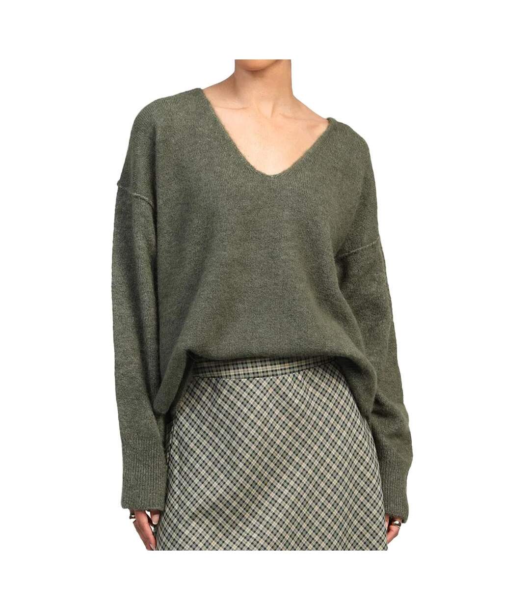 Pull kaki femme an'ge ines-1