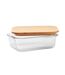 Tundra bamboo lunch box 6cm x 20cm x 15cm transparent MidOcean-2