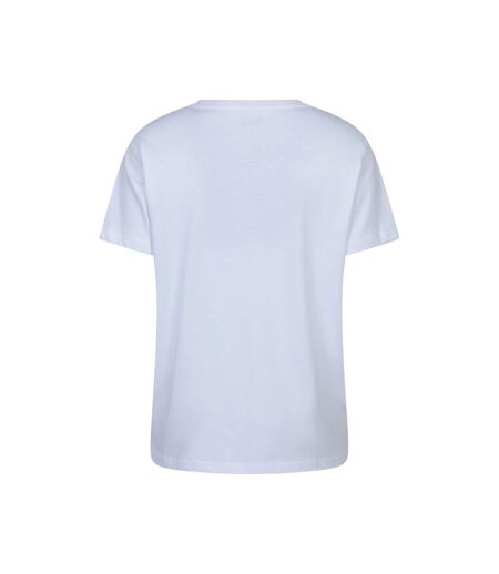 Womens/ladies oban relaxed fit short-sleeved t-shirt white Mountain Warehouse