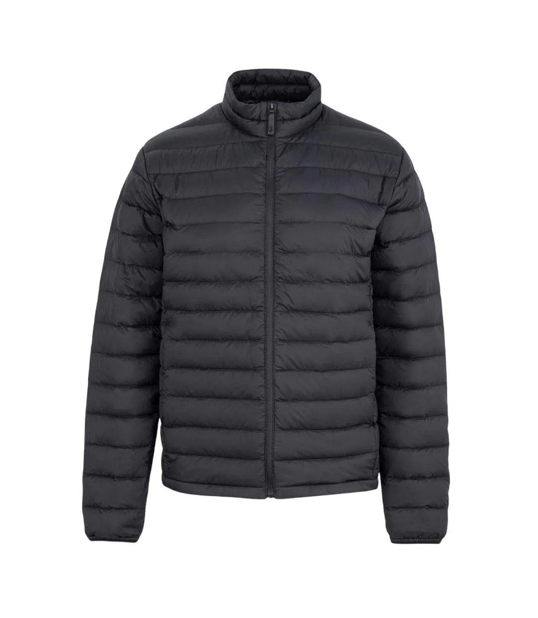 Womens/ladies Lightweight Packable Down Jacket Black Firetrap-2