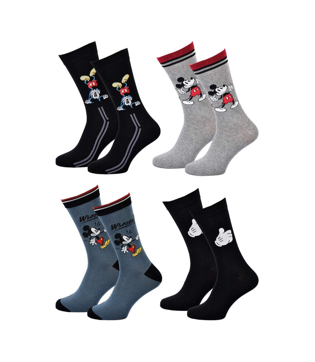 Chaussettes Mickey - Pack de 4-4