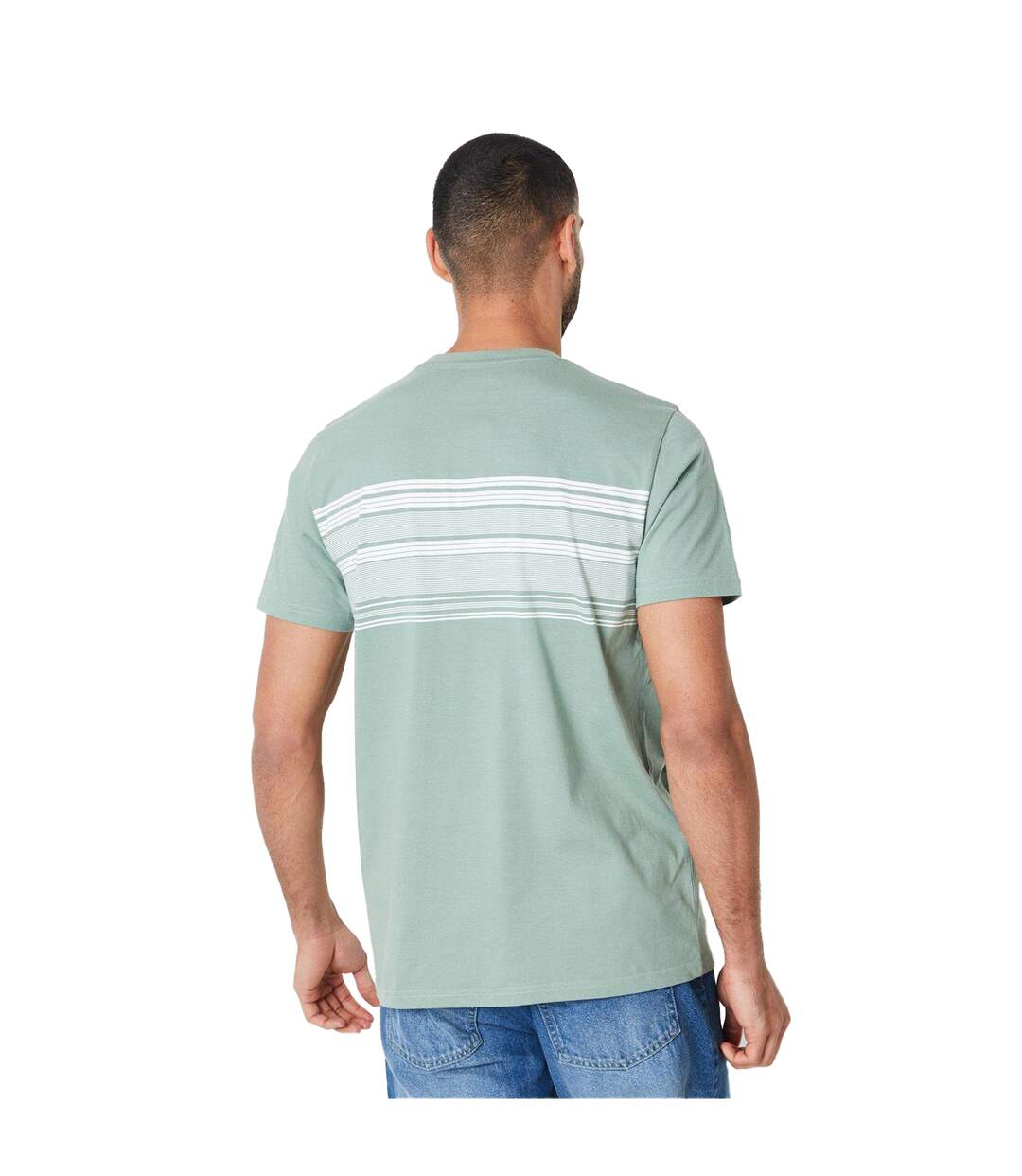T-shirt Homme Vert Kaki Maine-2