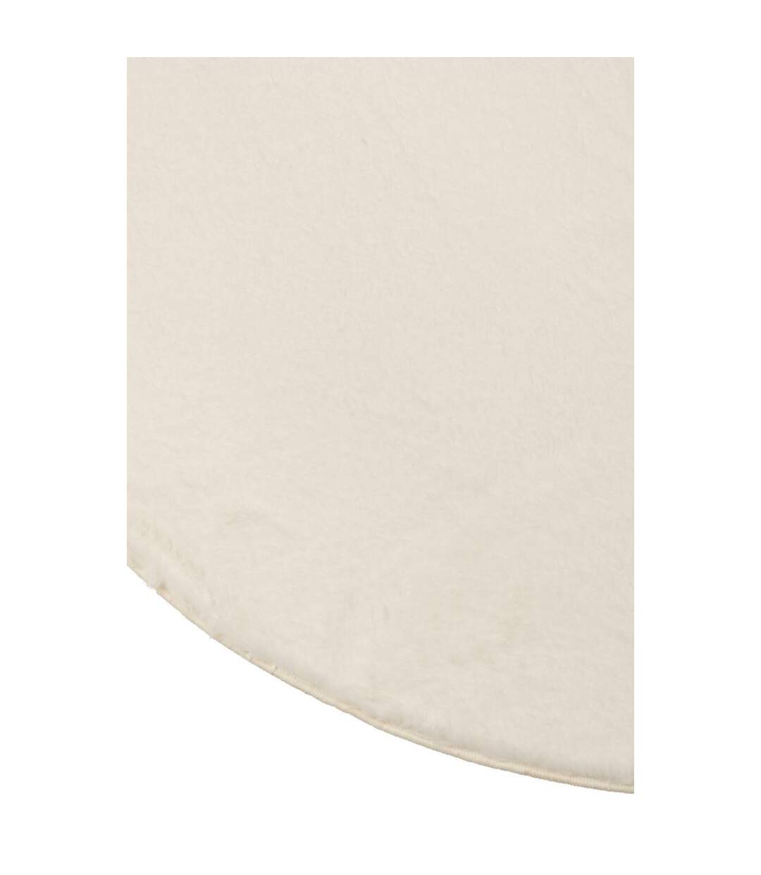 Tapis Rond Uni Cutie 150cm Blanc-2