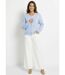 Gilet col rond en maille avec laine-3