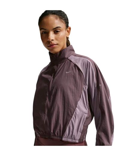 Womens/ladies Repel Packable Running Jacket Tattoo Violet Nike