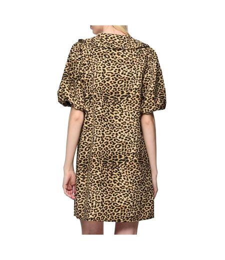 Robe léopard femme pieces nancy 2/4