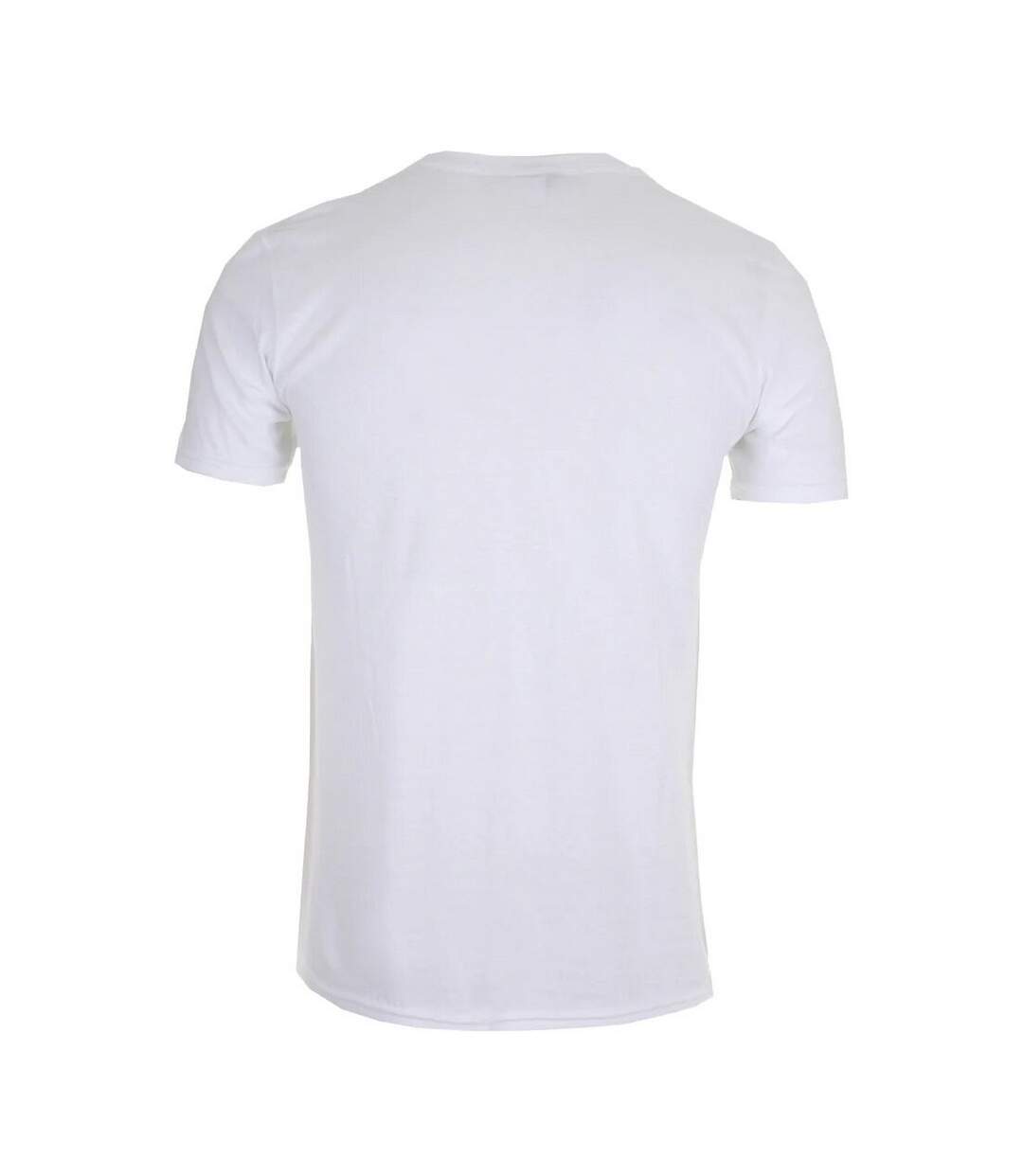 Batman - T-shirt - Homme (Blanc / Noir / Rouge) - UTTV1602