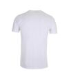 Batman - T-shirt - Homme (Blanc / Noir / Rouge) - UTTV1602