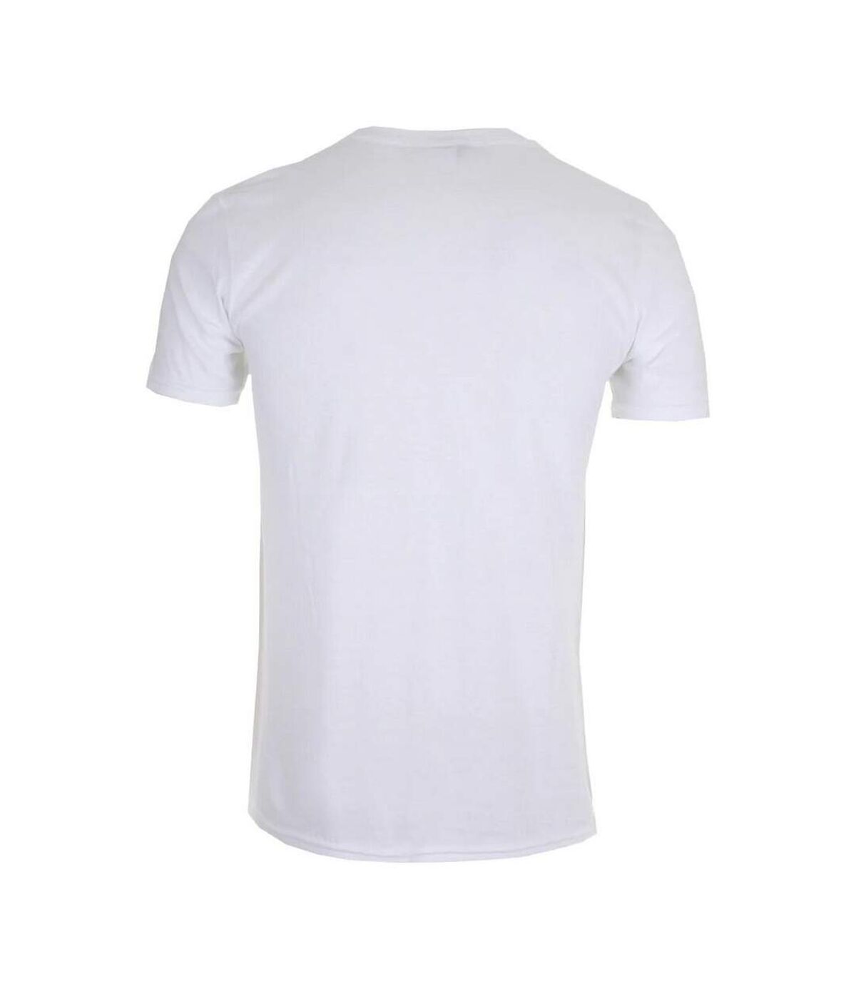 Batman - T-shirt - Homme (Blanc / Noir / Rouge) - UTTV1602