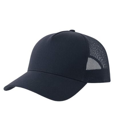 Rapper 5 Panel Cotton Sustainable Trucker Cap Navy Atlantis