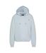 Sweat bleu clair femme schott swhbrodedw-1