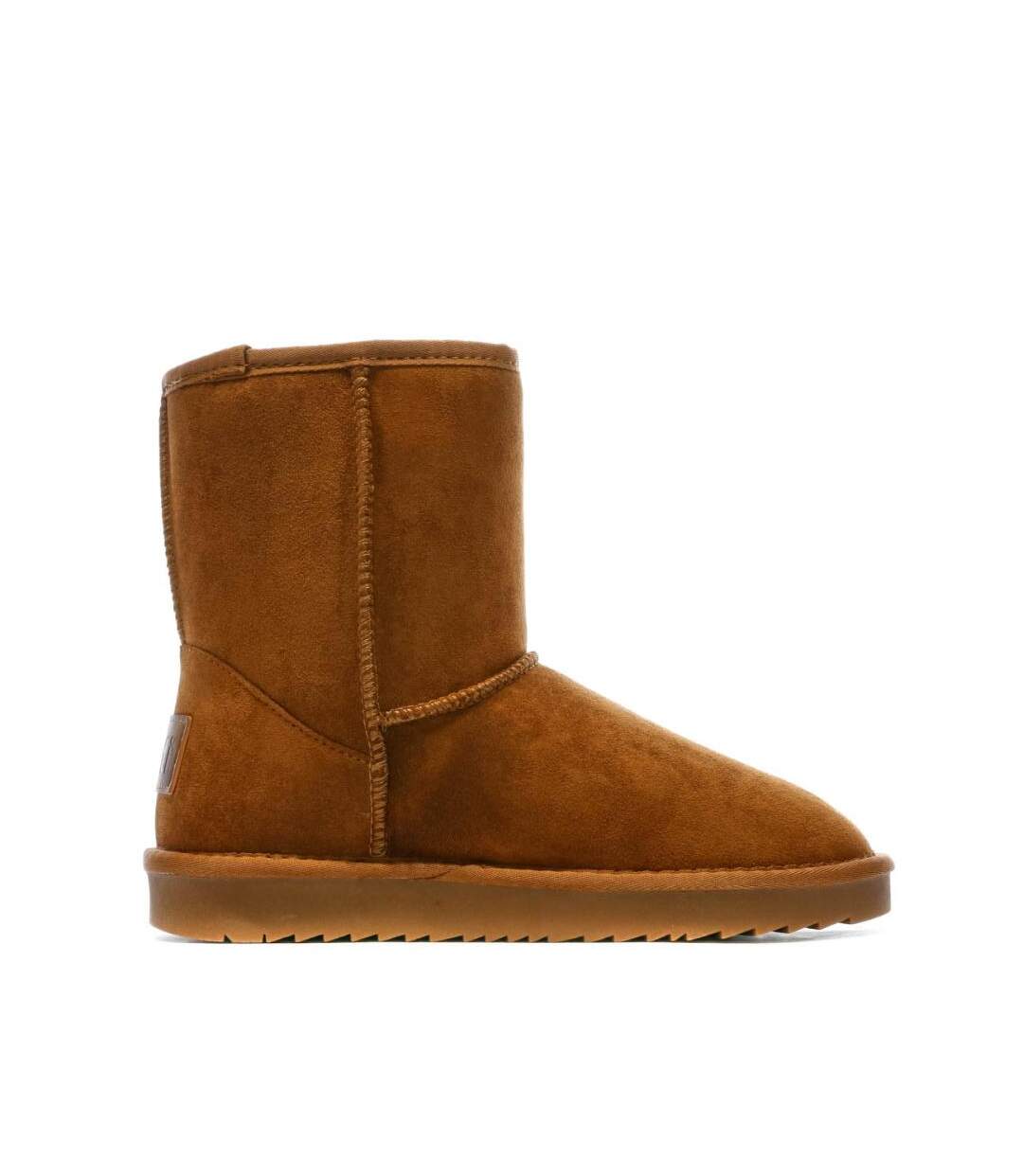 Boots marrons femme xti fourées-2