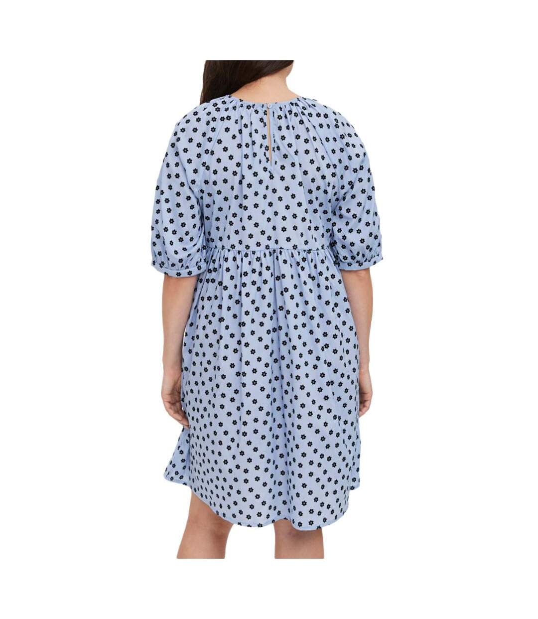 Robe de Grossesse Bleu Femme Vero Moda Marternity Meva - L-2