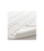 Tapis de Bain Jacquard Cleonis 50x80cm Blanc