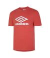 Umbro - T-shirt DIAMOND - Homme (Rouge foncé / Noir) - UTUO874