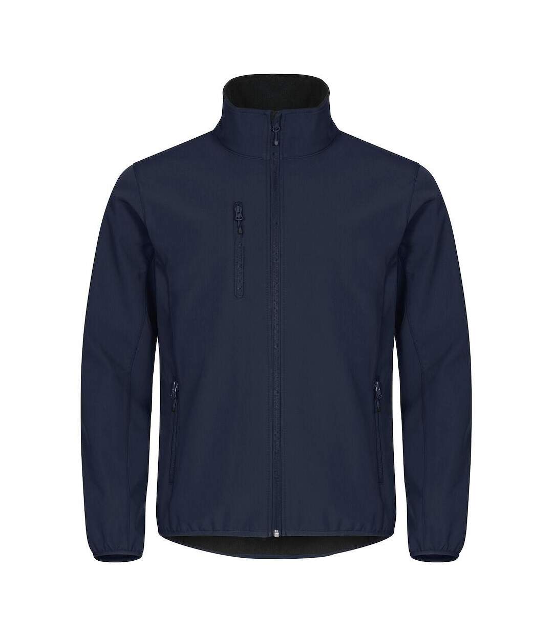 Mens Classic Soft Shell Jacket Black Clique-4