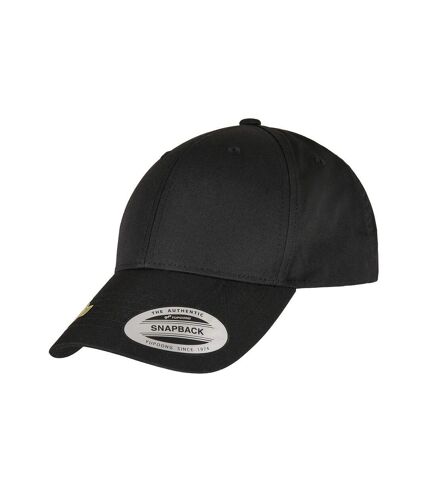 Flexfit Unisex Adult Twill Recycled Snapback Cap (Black)