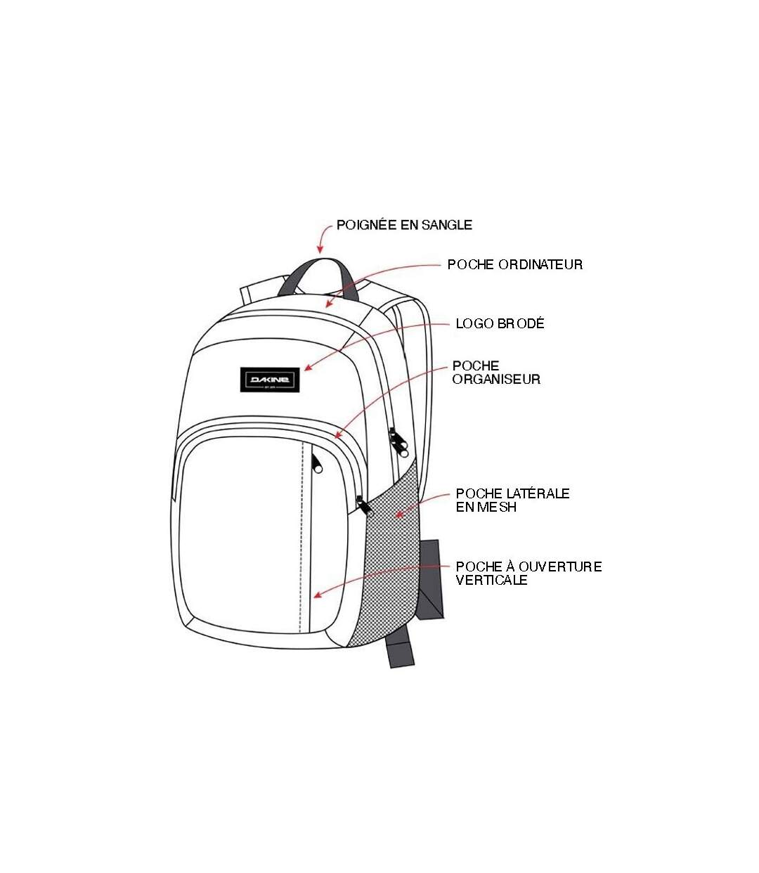 Dakine - Sac à dos Class Backpack 25L - carbone - 10767-4