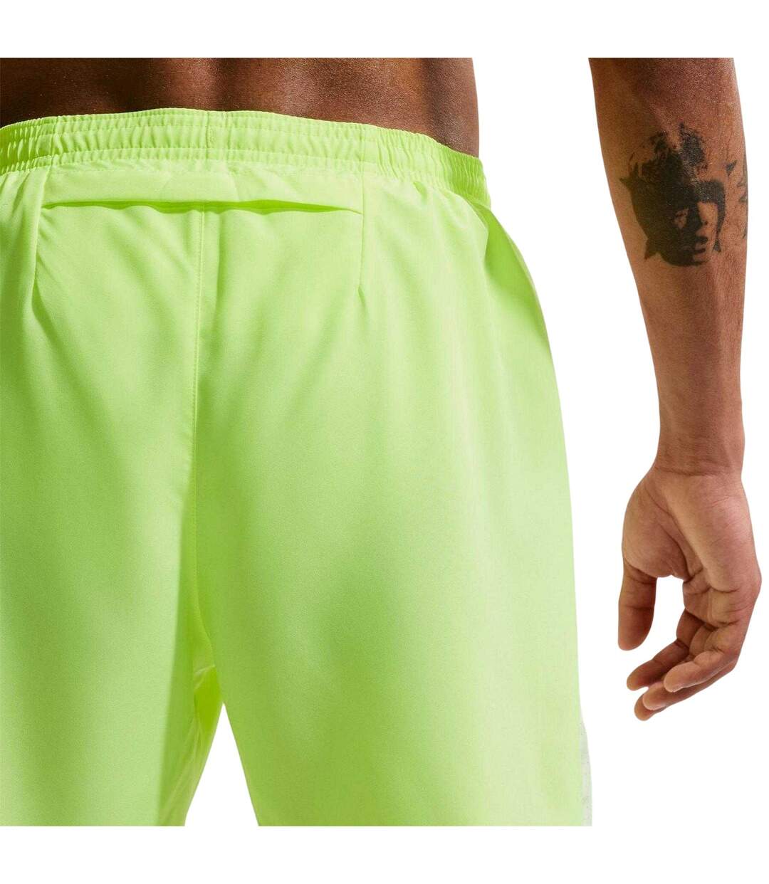 Short De Course Miler Homme Vert Citron Nike-3