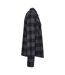 Chemise À Carreaux Pour Hommes Noir Gris Build Your Brand-4