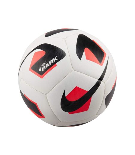 Ballon De Foot Park 2.0 Taille 5 Blanc Rouge Nike