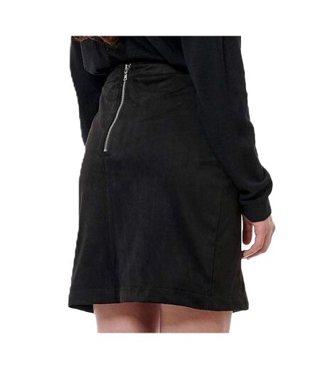 Jupe en daim noir femme kaporal batiah