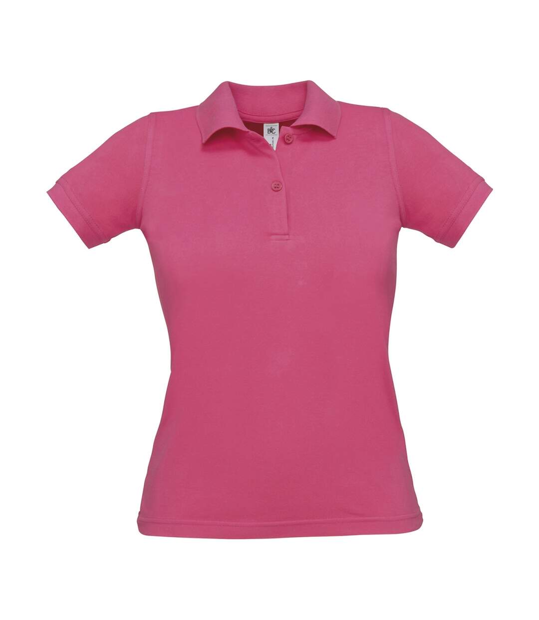 Polo manches courtes - femme - PW455 - rose fuchsia-1