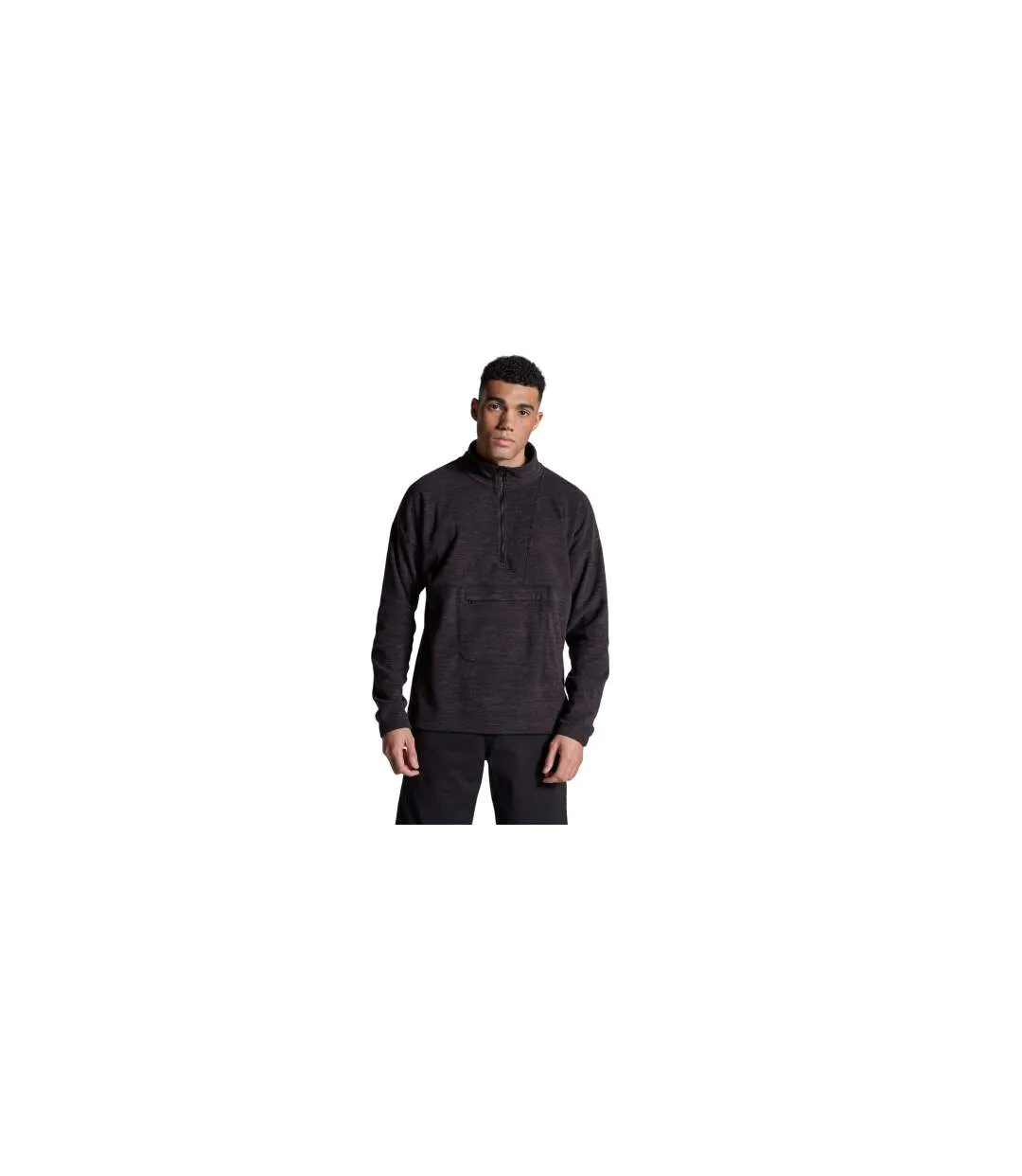 Mens Esk Ii Half Zip Fleece Top Black Craghoppers-1
