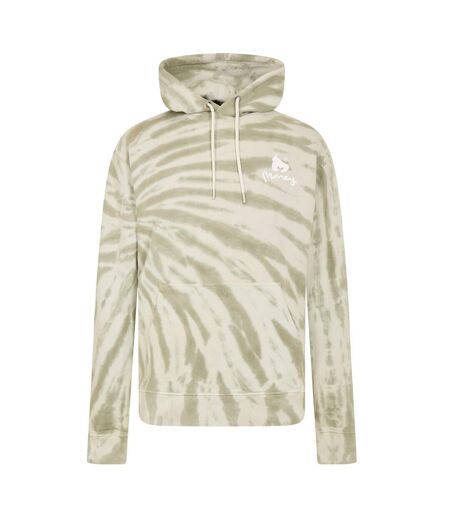 Mens Tie Dye Hoodie Castle Grey Money