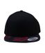 Casquette ajustable flexfit adulte noir / rouge Yupoong