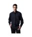Russell Collection Mens Long Sleeve Easy Care Poplin Shirt (Black) - UTBC1027