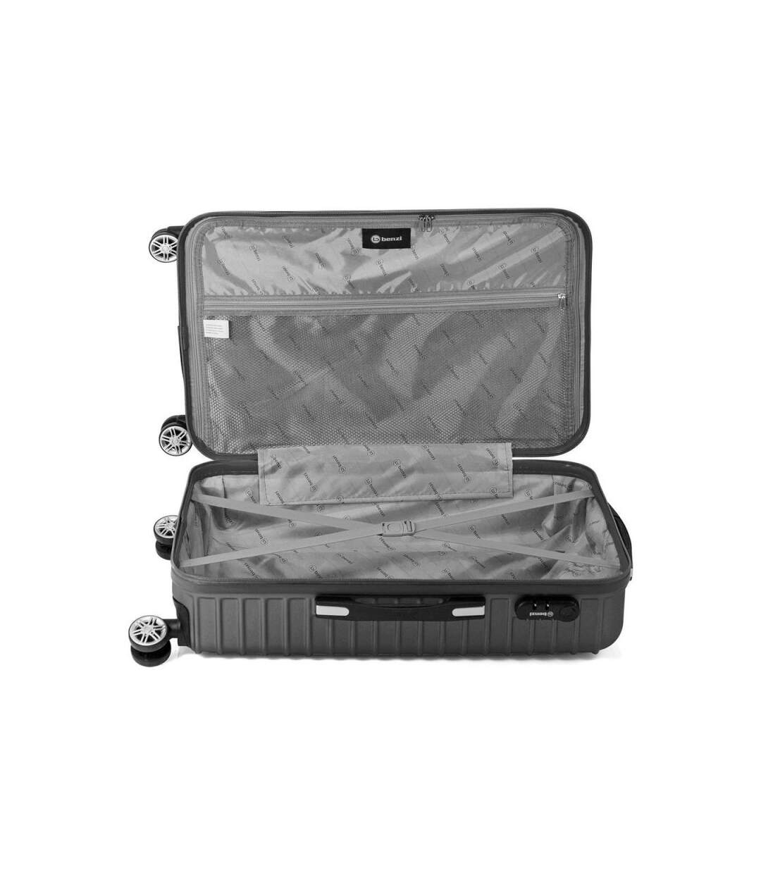 Benzi - Valise cabine + vanity Stripes - rose gold - 9674-3