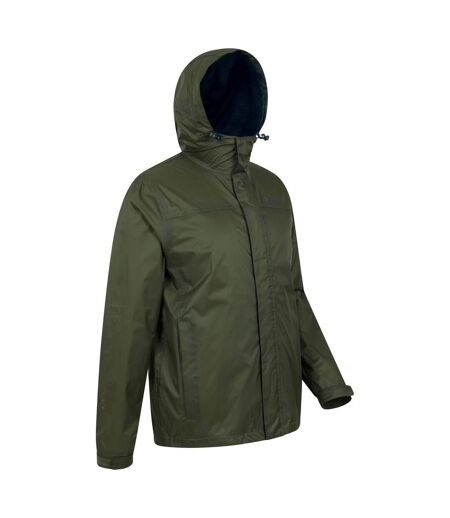 Mens torrent waterproof jacket khaki green Mountain Warehouse