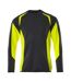 Mens Accelerate Safe Sweatshirt Black Hi Vis Yellow Mascot-1