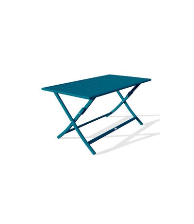Table de Jardin Pliante Marius 140cm Bleu Canard