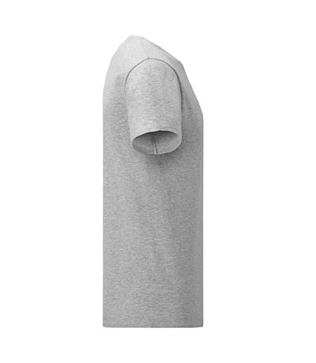 T-shirt Iconic Homme Gris Clair Chiné Fruit Of The Loom