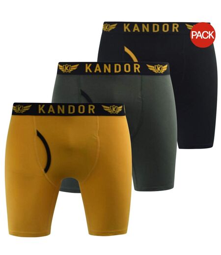 Boxers trunken homme jaune Kandor